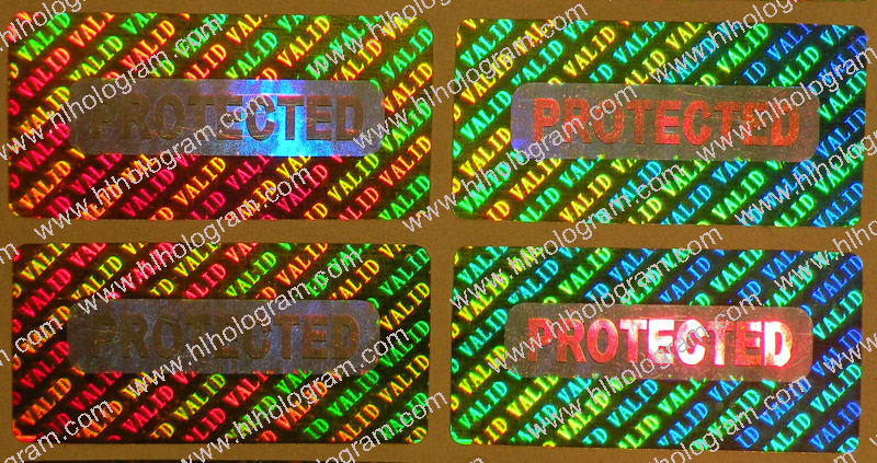 hologram sticker photo